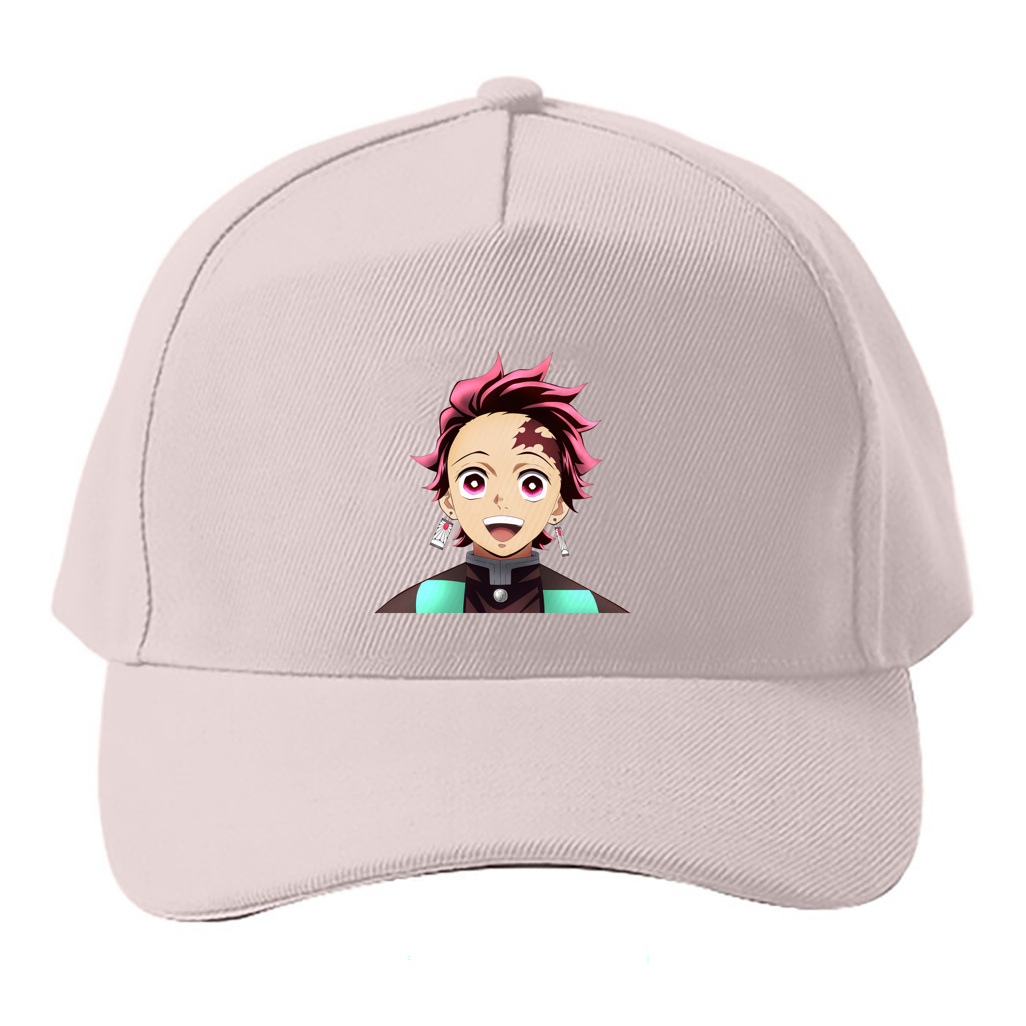 （画像用） 鬼滅の刃 竈門 炭治郎／かまど たんじろう Kamado Tanjirou ベースボールキャップ 綿100％ 男女兼用 帽子 スポーツ